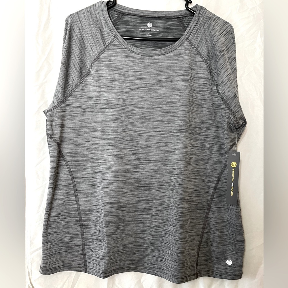 Gray Long sleeved Workout shirt
